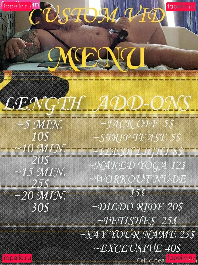 celtic_bear Onlyfans Photo Gallery 