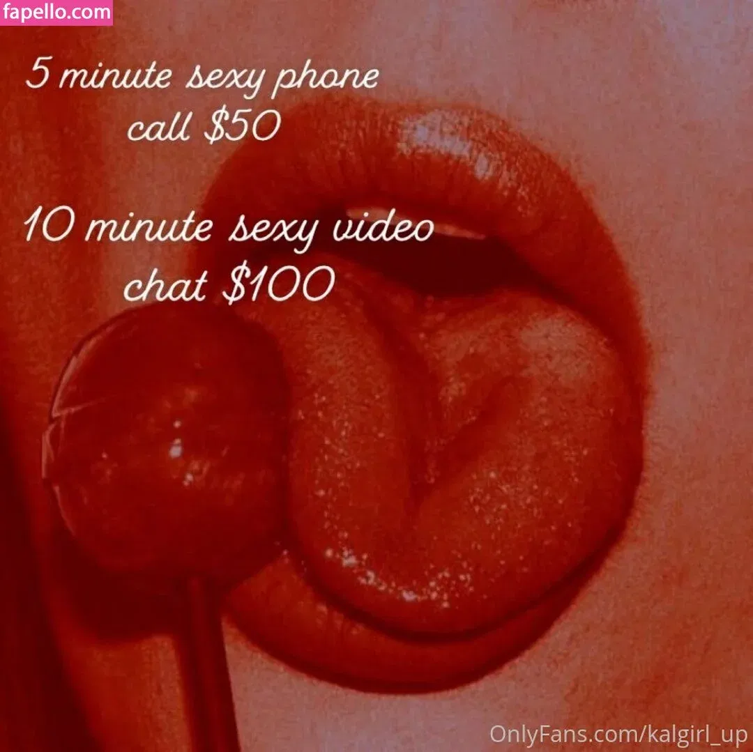 Kalgirl_up Onlyfans Photo Gallery 