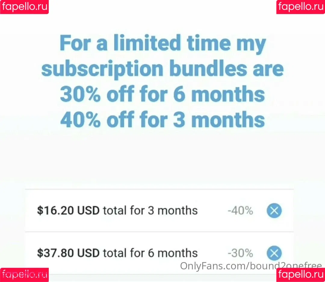 bound2onefree Onlyfans Photo Gallery 