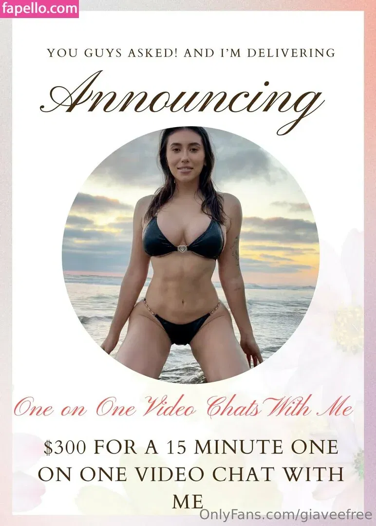 giaveefree Onlyfans Photo Gallery 