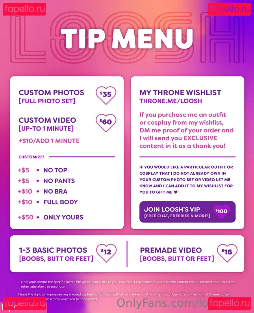 loosh.cos Onlyfans Photo Gallery 