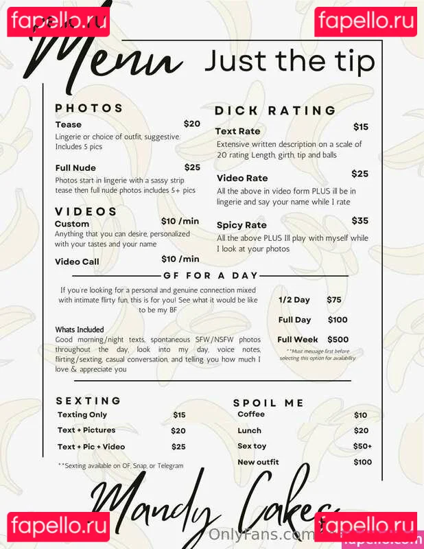 Mandy Cakes Onlyfans Photo Gallery 