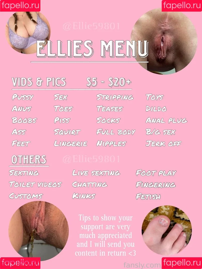 Ellie59801 Onlyfans Photo Gallery 