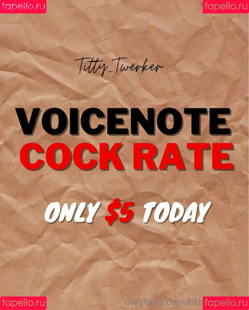 titty_twerker Onlyfans Photo Gallery 