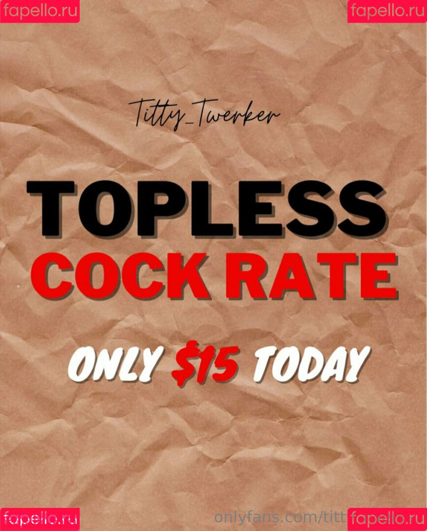 titty_twerker Onlyfans Photo Gallery 