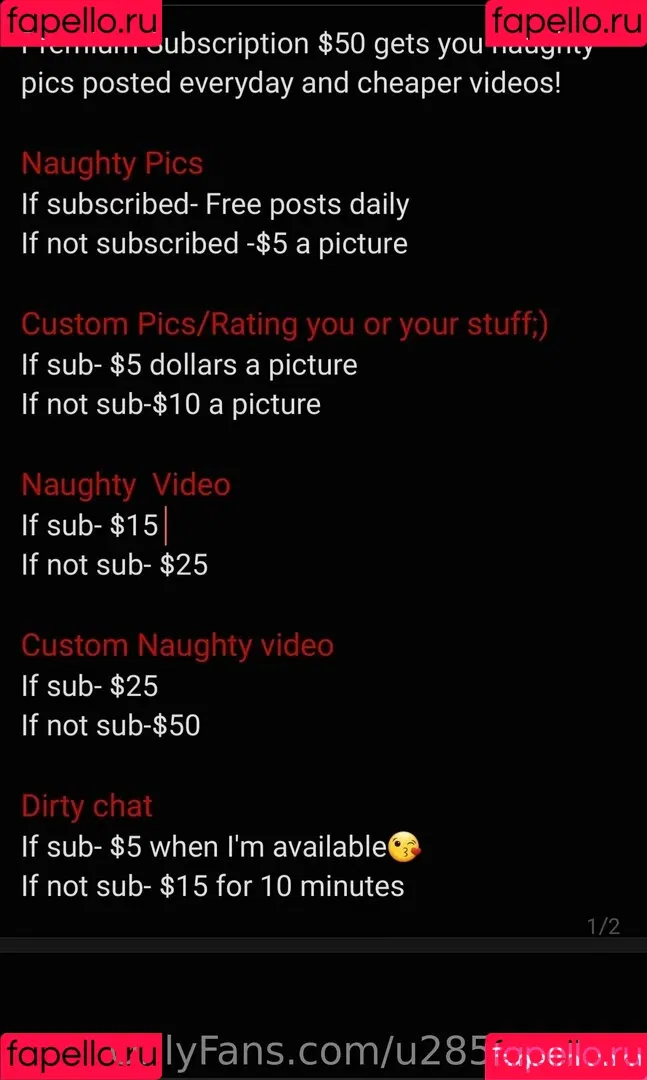 u285276183 Onlyfans Photo Gallery 