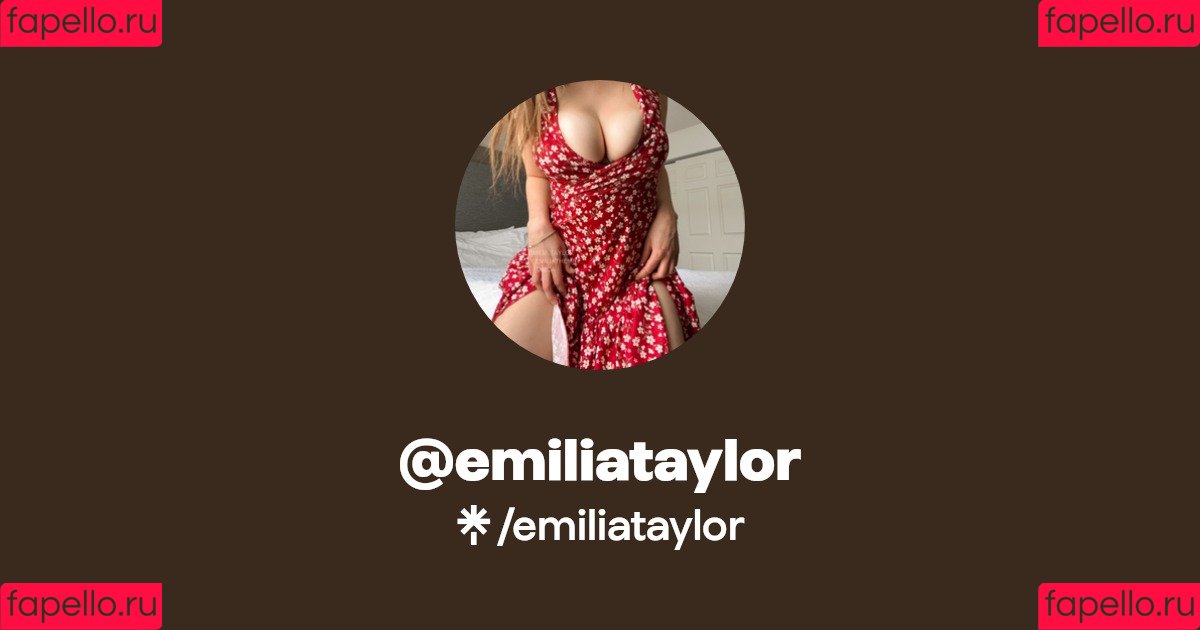 Emilia.Taylor Onlyfans Photo Gallery 