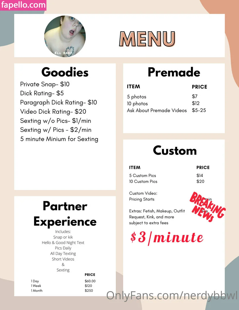 nerdybbwl Onlyfans Photo Gallery 