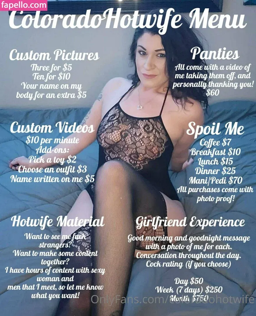 coloradohotwife Onlyfans Photo Gallery 