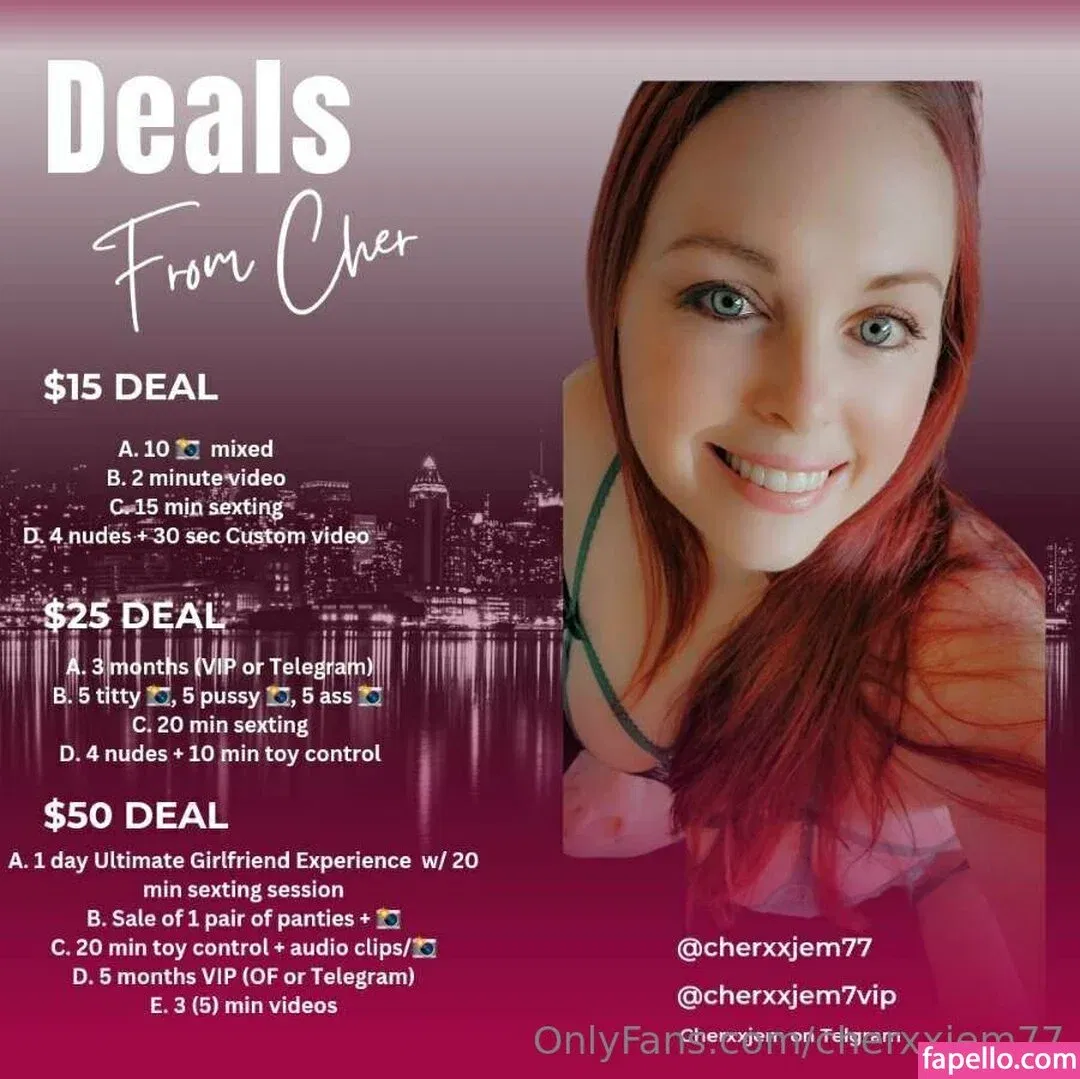 cherxxjem77 Onlyfans Photo Gallery 