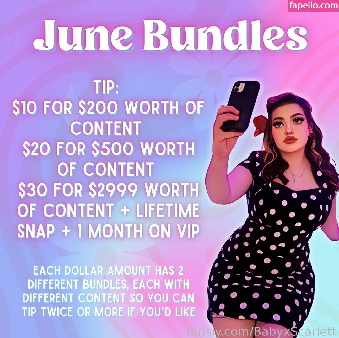 BabyxScarlett Onlyfans Photo Gallery 