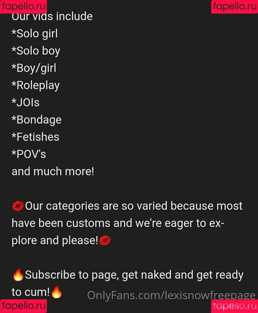 lexisnowfreepage Onlyfans Photo Gallery 
