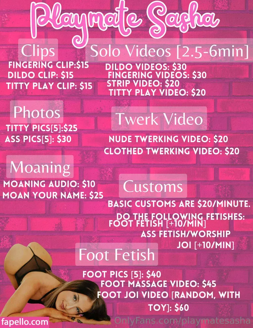 playmatesasha Onlyfans Photo Gallery 