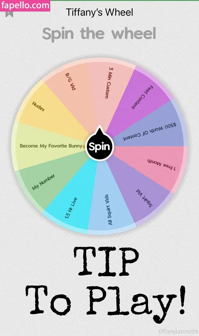 tiffanylannettevip Onlyfans Photo Gallery 