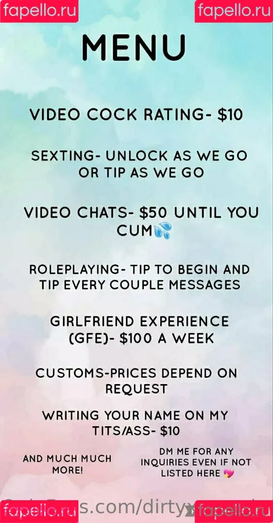 dirtyxoxoprincess Onlyfans Photo Gallery 