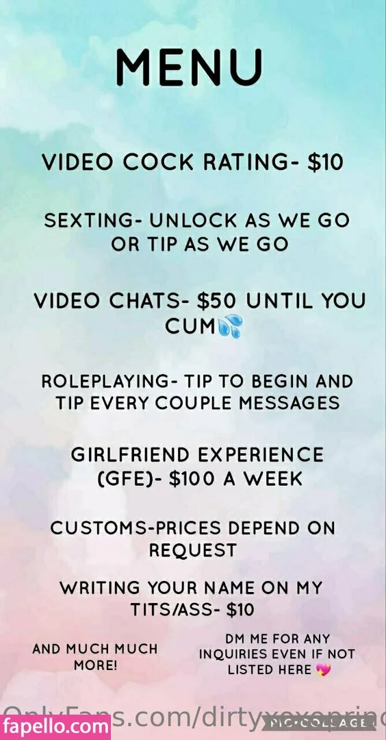 dirtyxoxoprincess Onlyfans Photo Gallery 