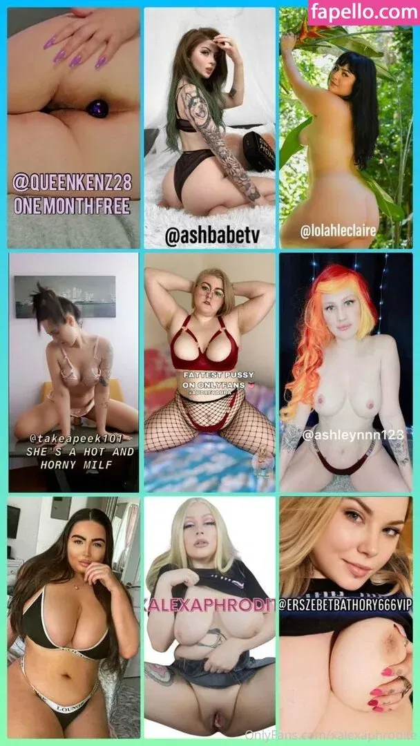 xalexaphrodite Onlyfans Photo Gallery 
