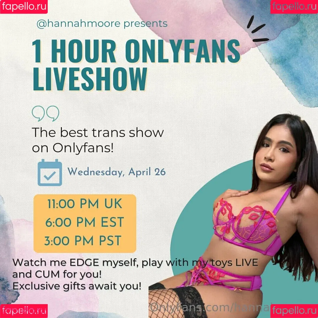 hannahmoore Onlyfans Photo Gallery 