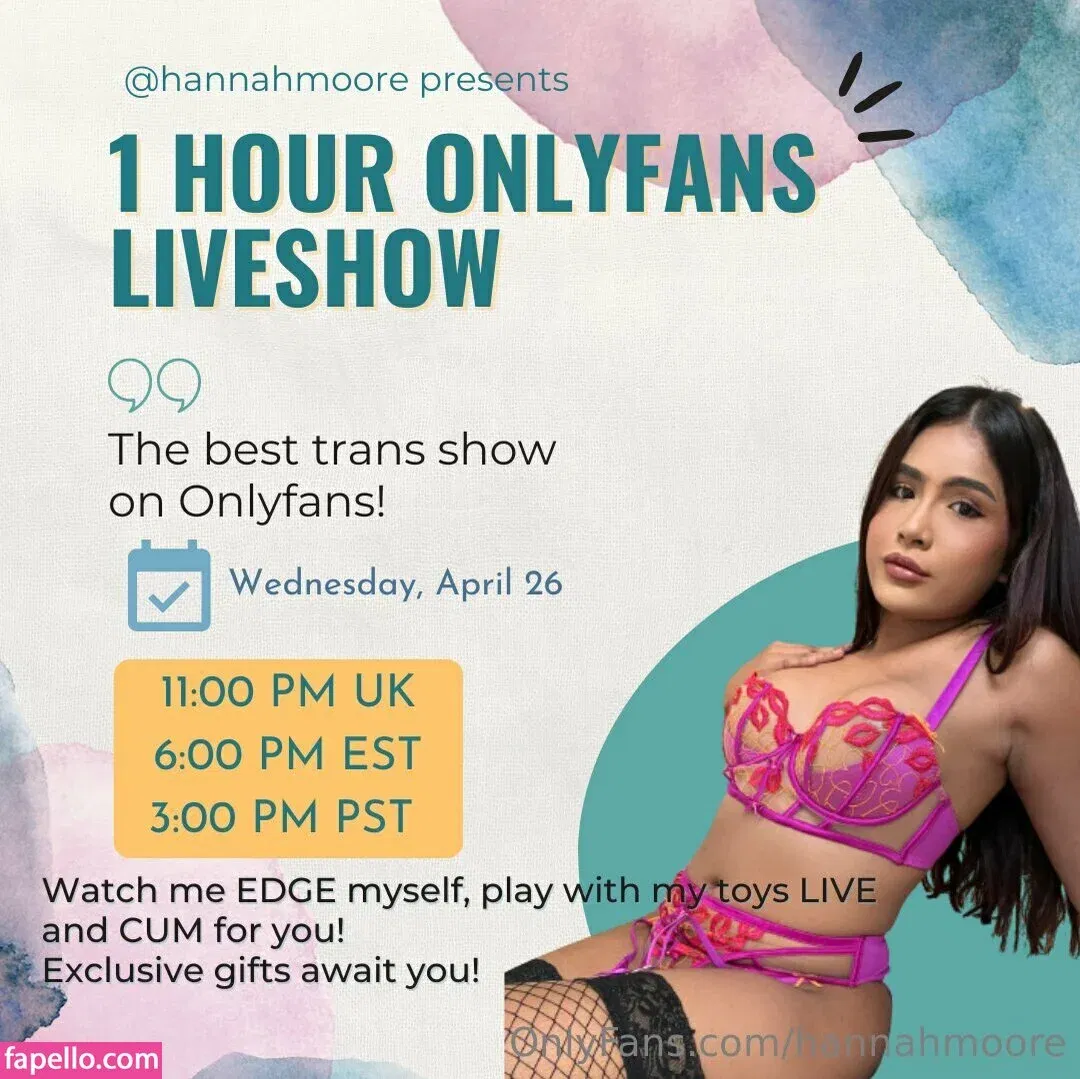 hannahmoore Onlyfans Photo Gallery 