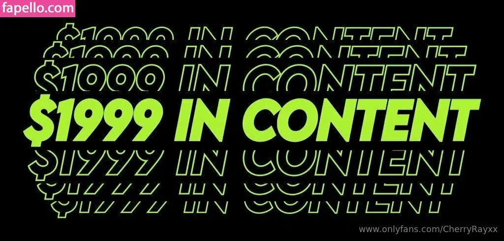 cherryrayxx Onlyfans Photo Gallery 