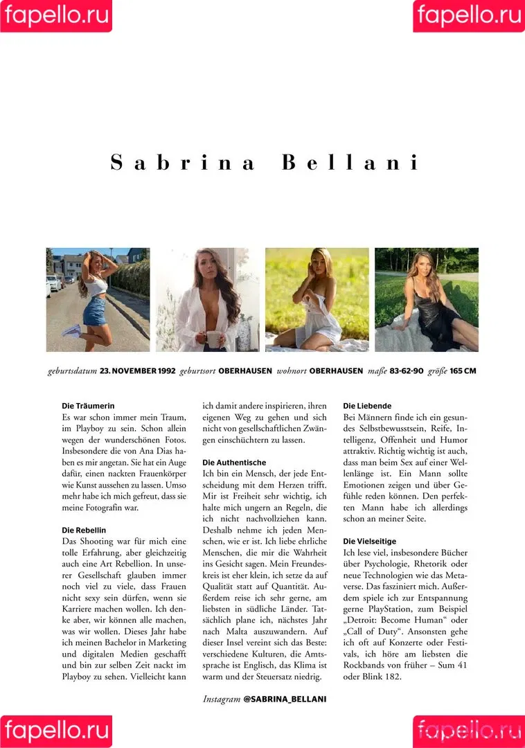 Sabrina Bellani Onlyfans Photo Gallery 