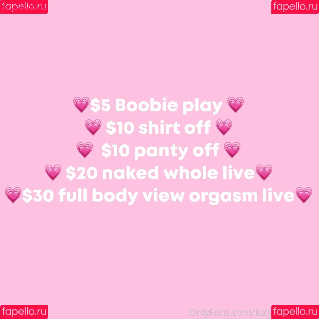Lucylovejoyxxx Onlyfans Photo Gallery 