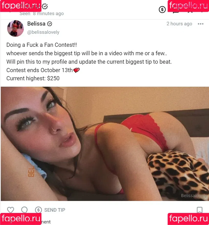 BelissaLove Onlyfans Photo Gallery 
