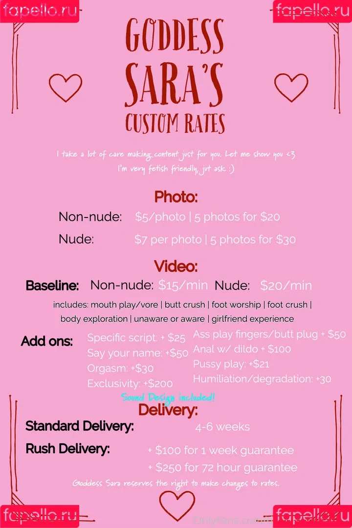 deargoddesssara Onlyfans Photo Gallery 
