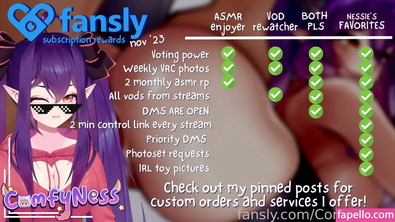 ComfyNess Onlyfans Photo Gallery 