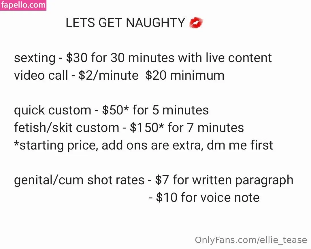 ellie_teases Onlyfans Photo Gallery 