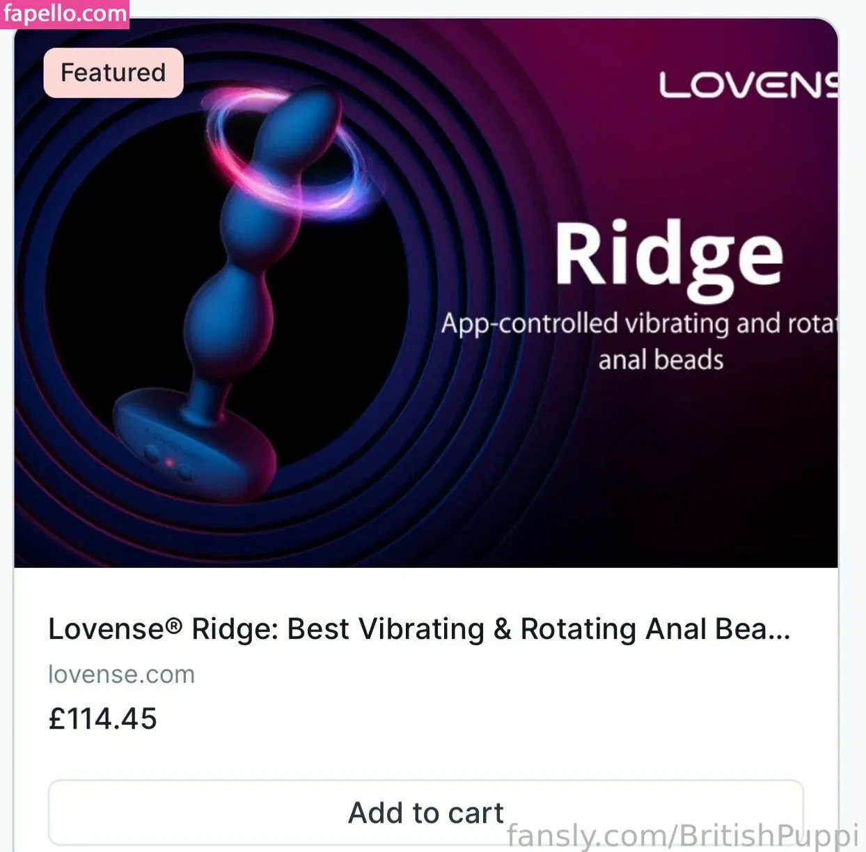 BritishPuppi Onlyfans Photo Gallery 