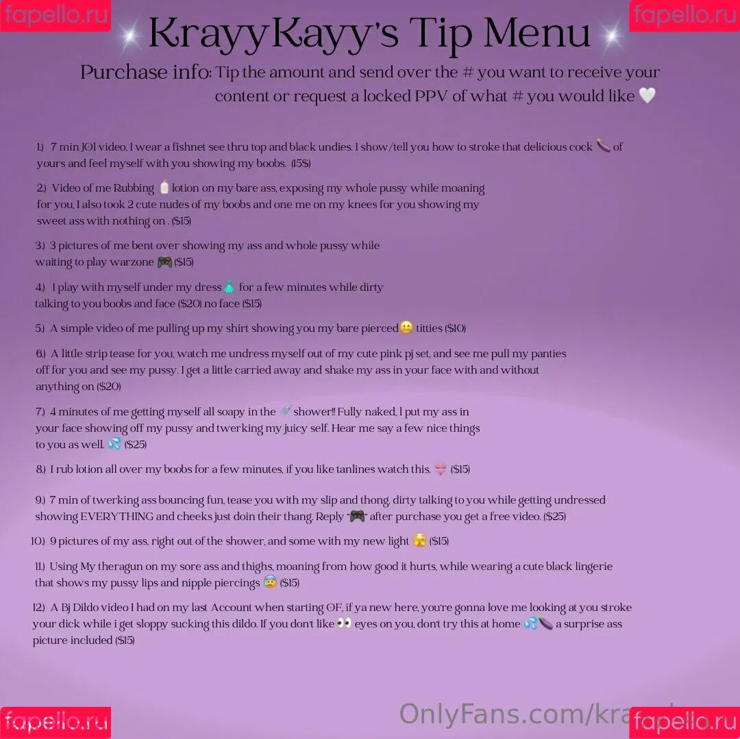 krayykayy Onlyfans Photo Gallery 