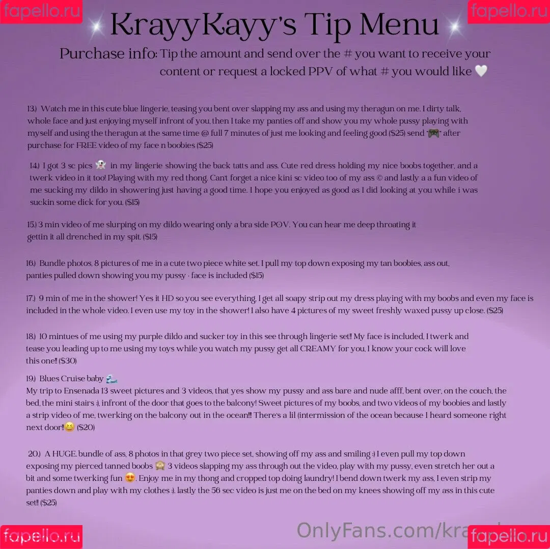 krayykayy Onlyfans Photo Gallery 