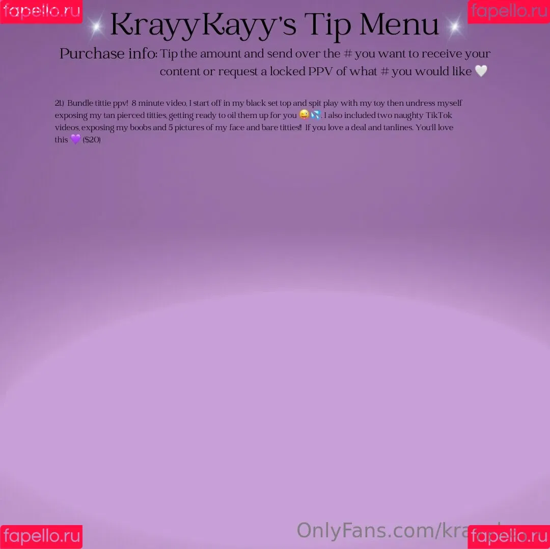 krayykayy Onlyfans Photo Gallery 