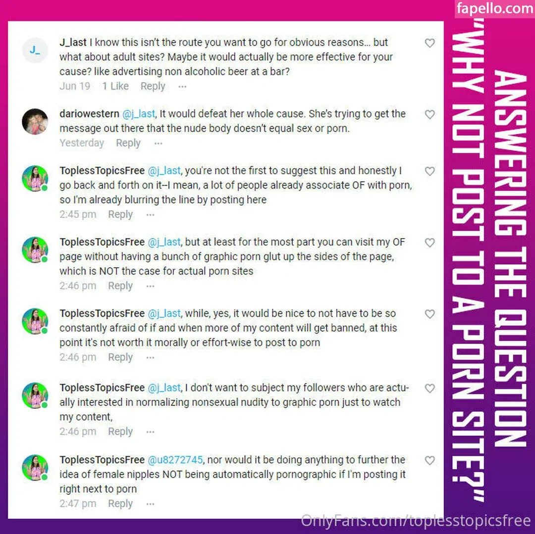 toplesstopicsfree Onlyfans Photo Gallery 