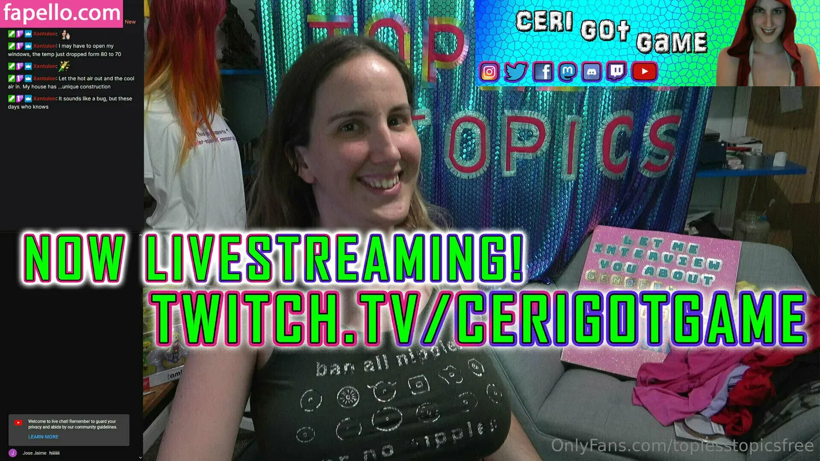 toplesstopicsfree Onlyfans Photo Gallery 