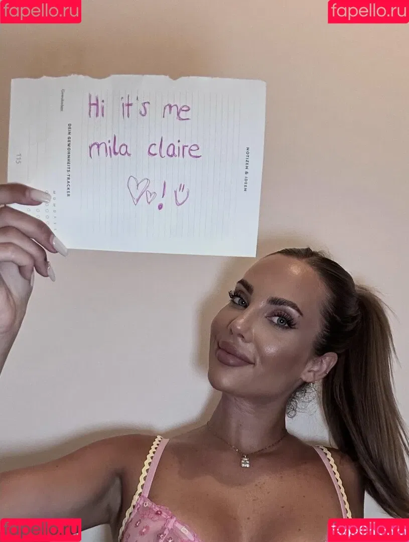 milaclaireonly Onlyfans Photo Gallery 