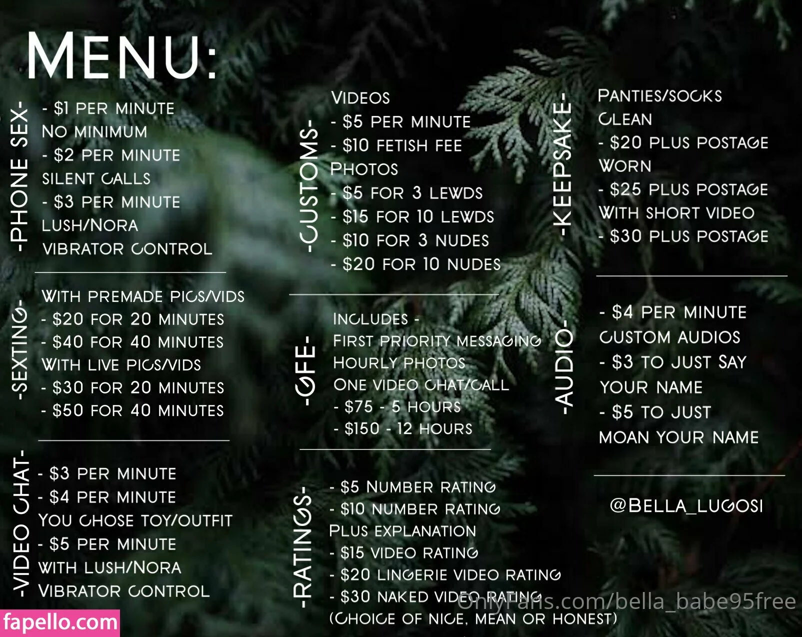 bella_babe95free Onlyfans Photo Gallery 