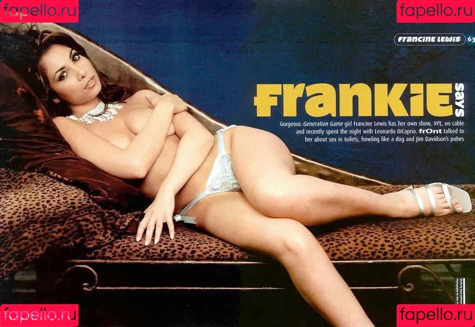 Francine Lewis Onlyfans Photo Gallery 