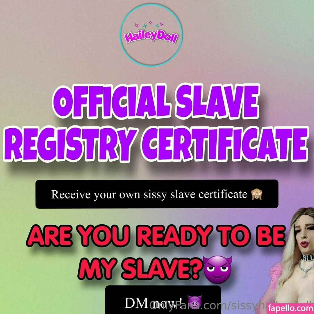 sissyhaileydoll Onlyfans Photo Gallery 