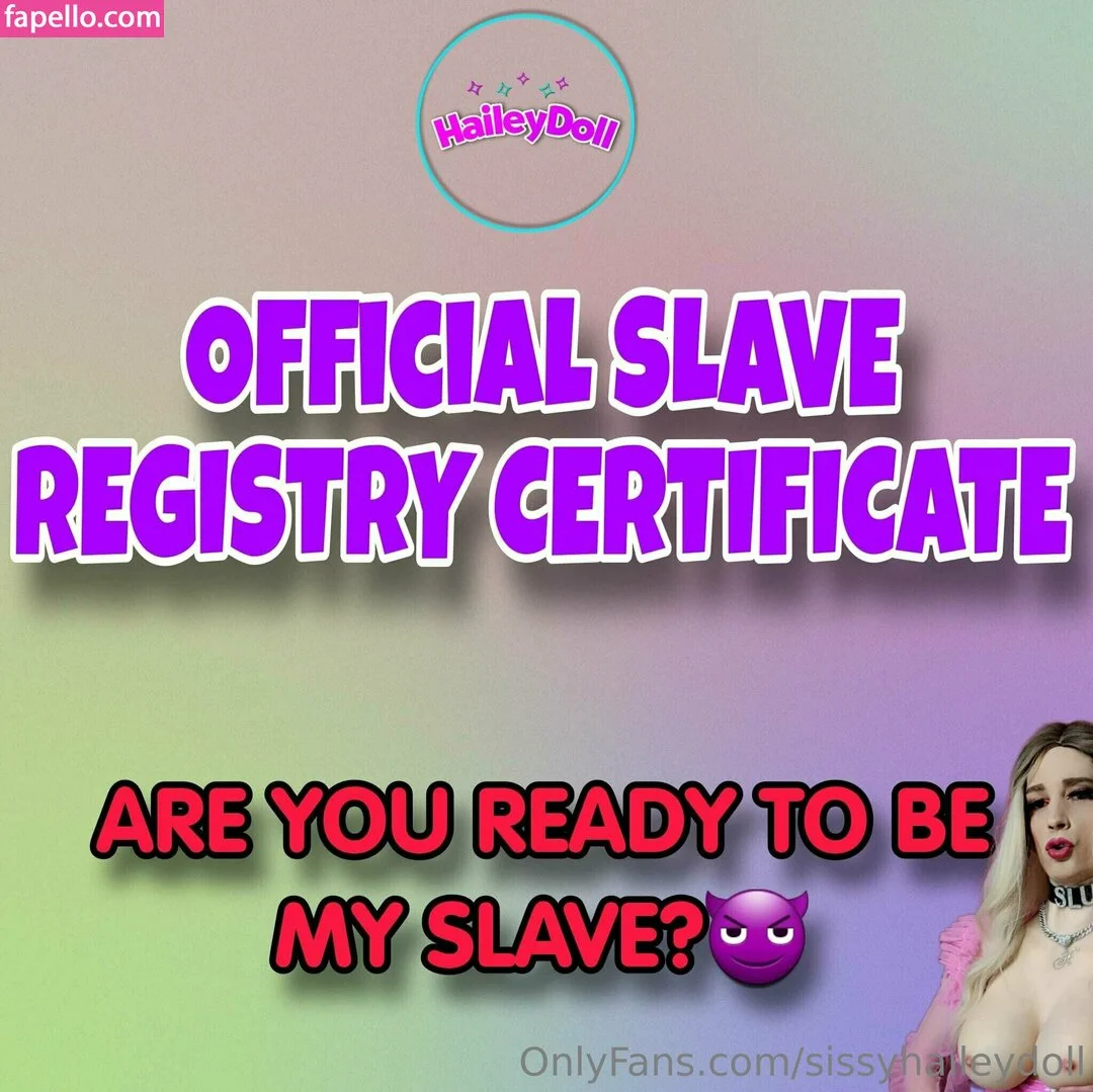 sissyhaileydoll Onlyfans Photo Gallery 