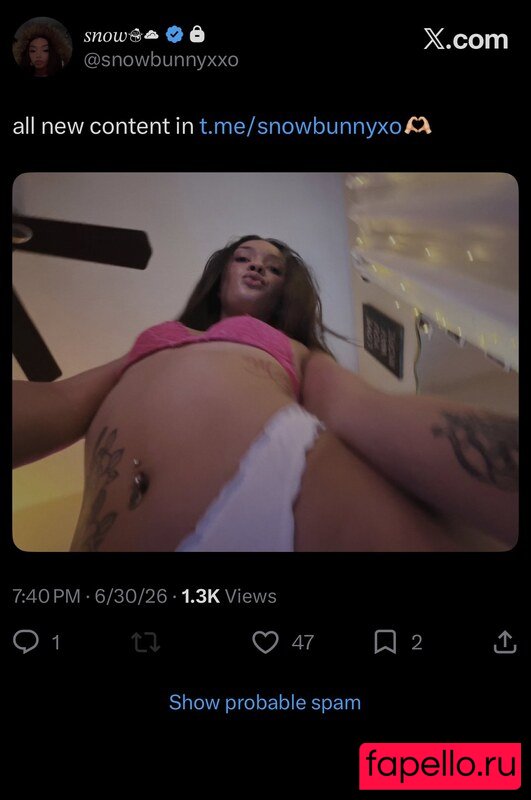 Snowbunnyxxoo Nude Onlyfans Photo 3