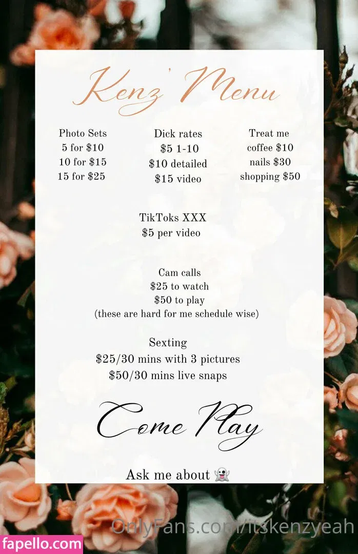 itskenzyeah Onlyfans Photo Gallery 