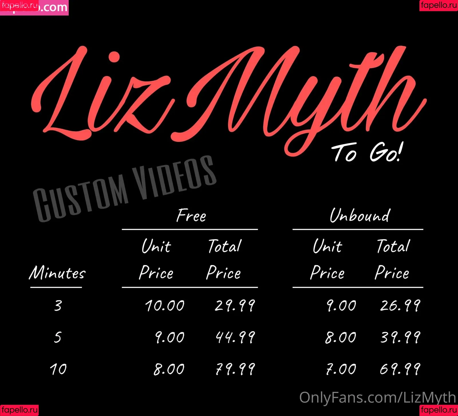 lizmyth Onlyfans Photo Gallery 