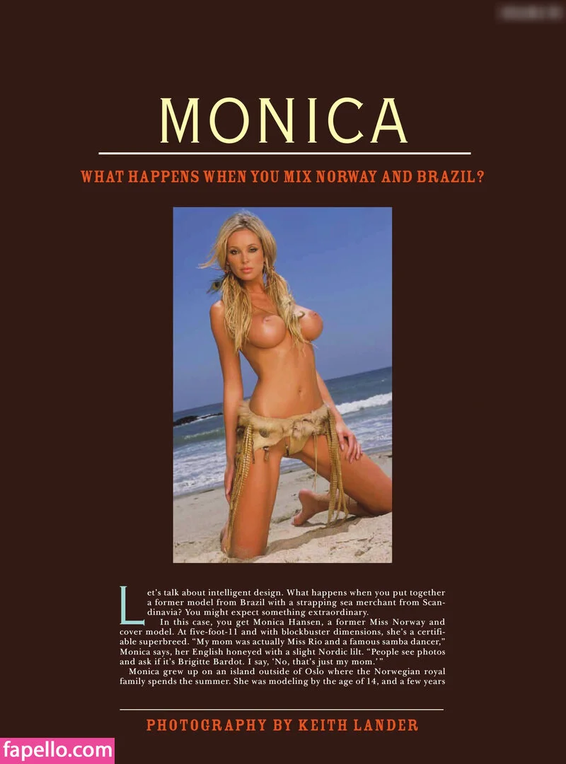 Monica Hansen Onlyfans Photo Gallery 