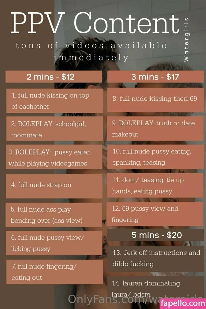 watergirls Onlyfans Photo Gallery 