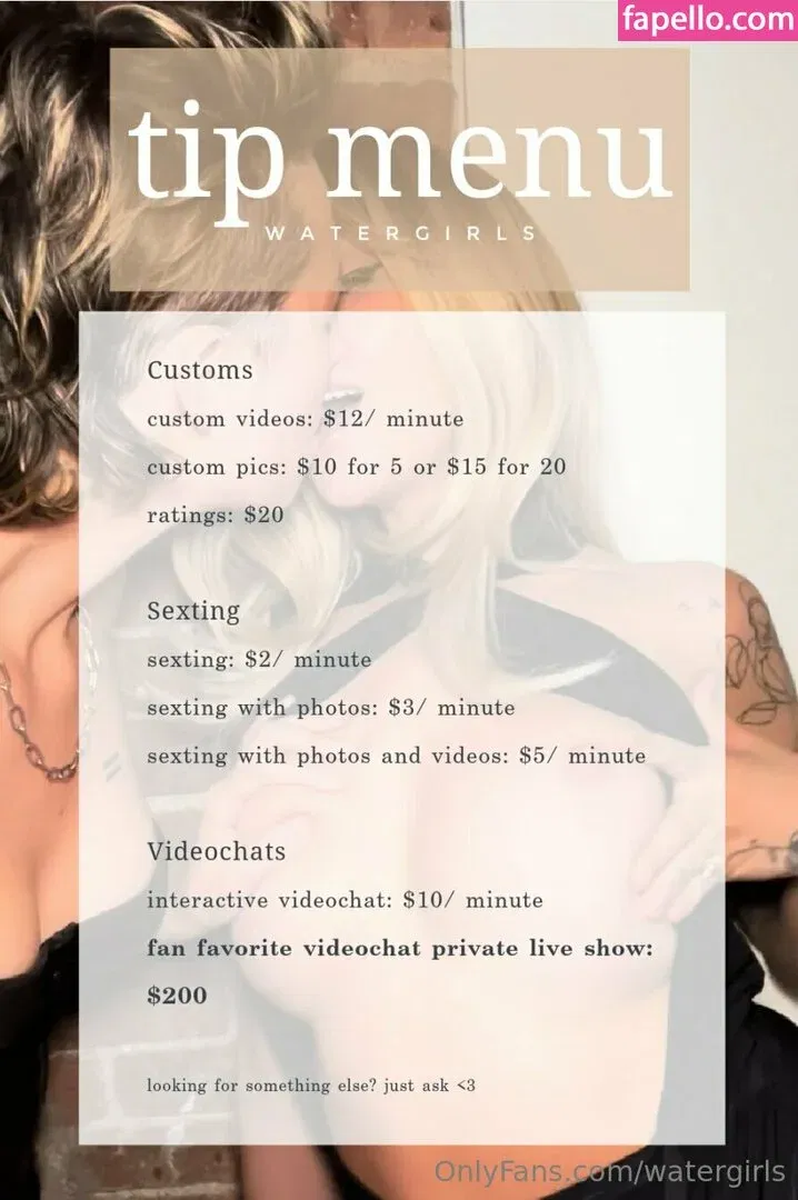 watergirls Onlyfans Photo Gallery 