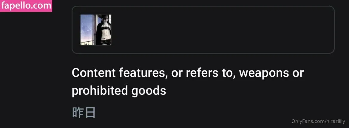 hirarilily Onlyfans Photo Gallery 