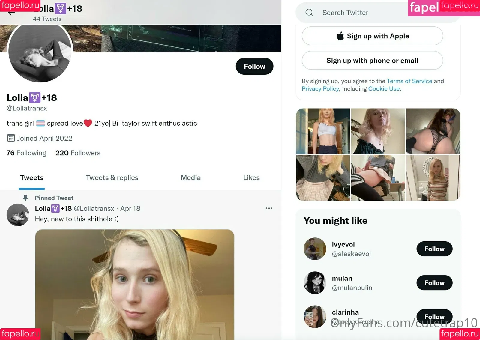 cutetrap10 Onlyfans Photo Gallery 