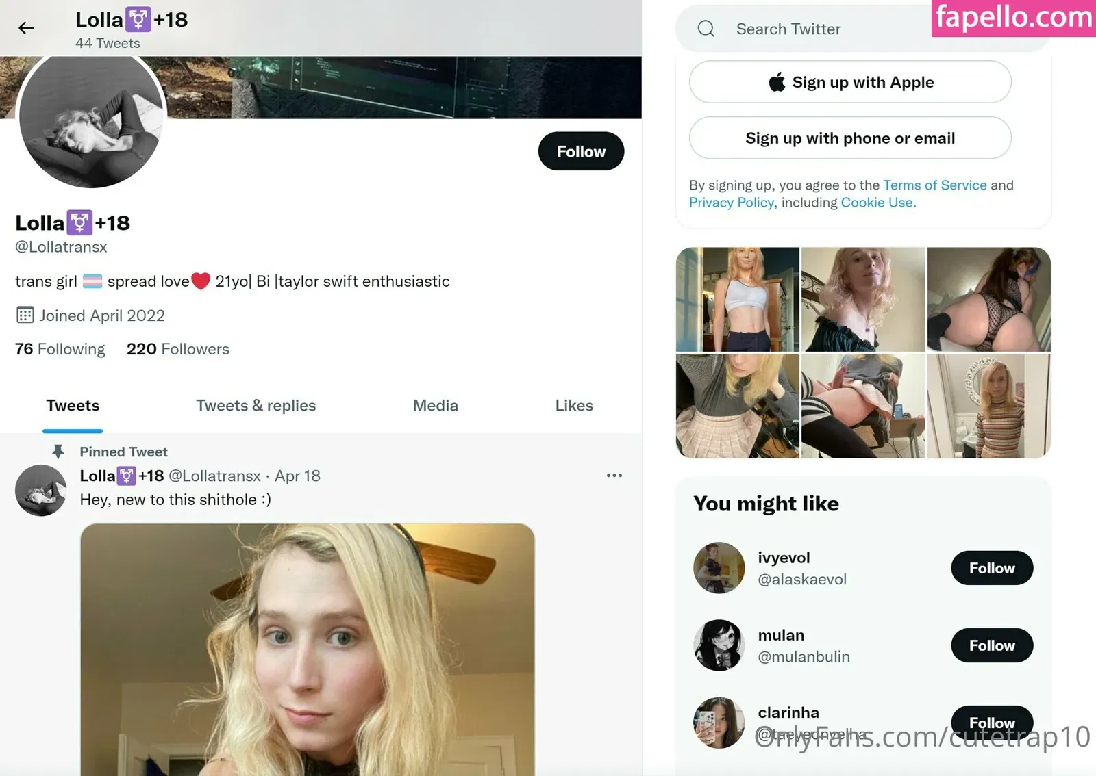 cutetrap10 Onlyfans Photo Gallery 